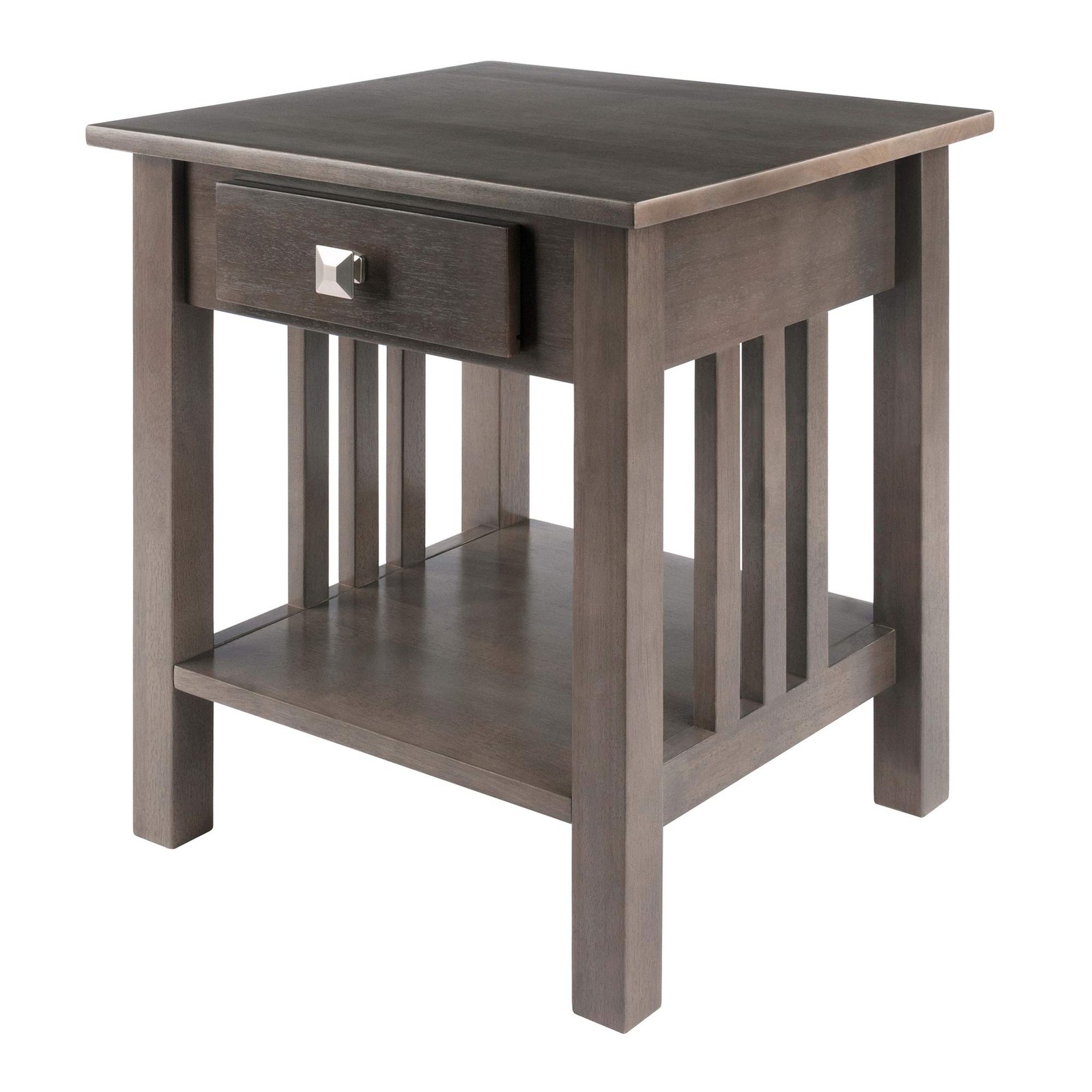 Stafford Oyster Gray Occasional Table 20x19x22 Inches