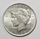 (1) AU 1922 Peace Dollar 90% Silver Almost Uncirculated $1 US Coin