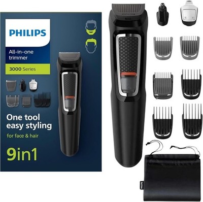 Philips Multigroom 13 Piece All-in-One Hair and Beard Trimmer MG3740/40