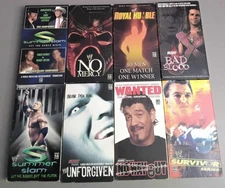 WWE 8 Title PPV VHS Bundle. Eddie Guerrero Rock Kane John Cena Shawn Michaels