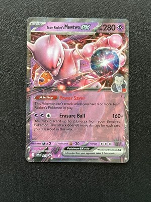 Team Rocket's Mewtwo ex 216 Sv: Scarlet & Violet Promo Cards Holo