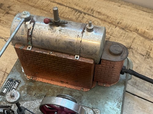 Antique Early Jensen #25 Model Steam Engine Electrically Heated Steam Engine (5D - Picture 8 of 9