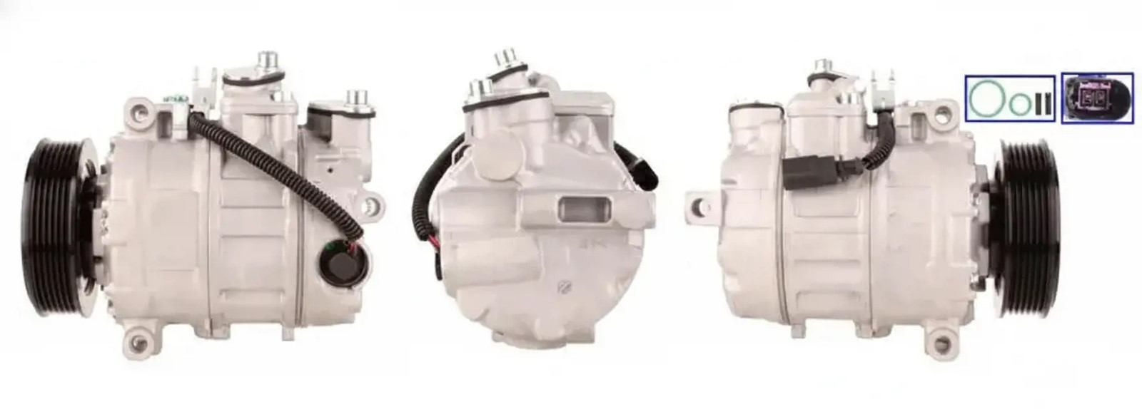 Kompressor, Klimaanlage R 134a PAG 46 51-0395 ELSTOCK für PORSCHE VW AUDI - Bild 2