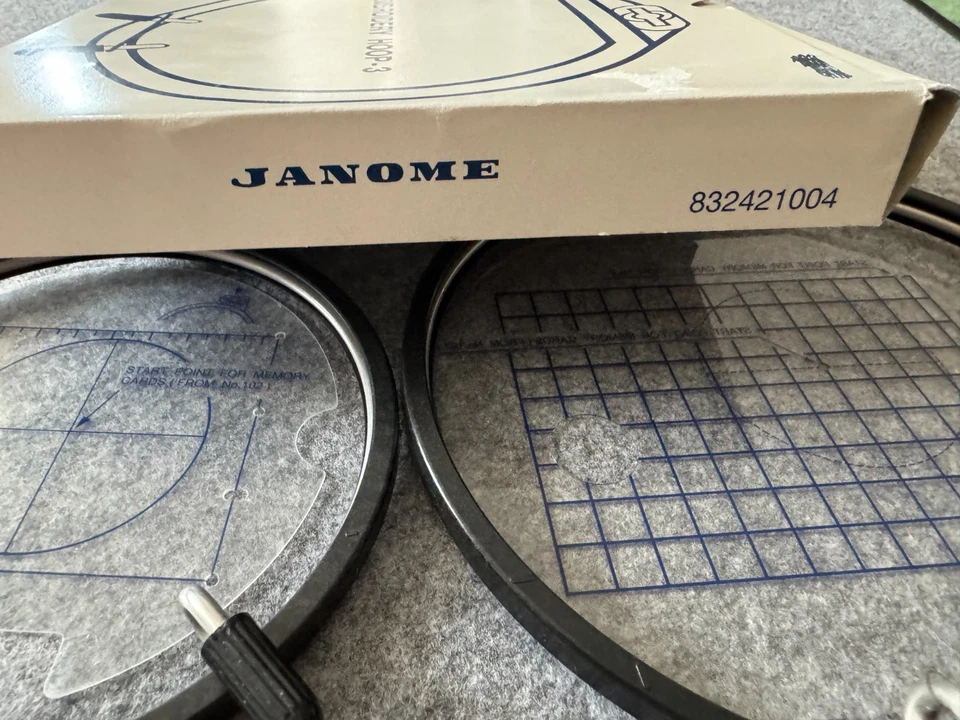 2 JANOME Sewing Machine Embroidery Hoop -2 & hoop- 3 - Image 4 of 4