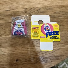 Vintage Mr. Bubble Mascot Themed Free Bath Ball Box Premium