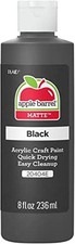 Apple Barrel Acrylic Paint in Assorted Colors 8 Ounce , 20404 Black