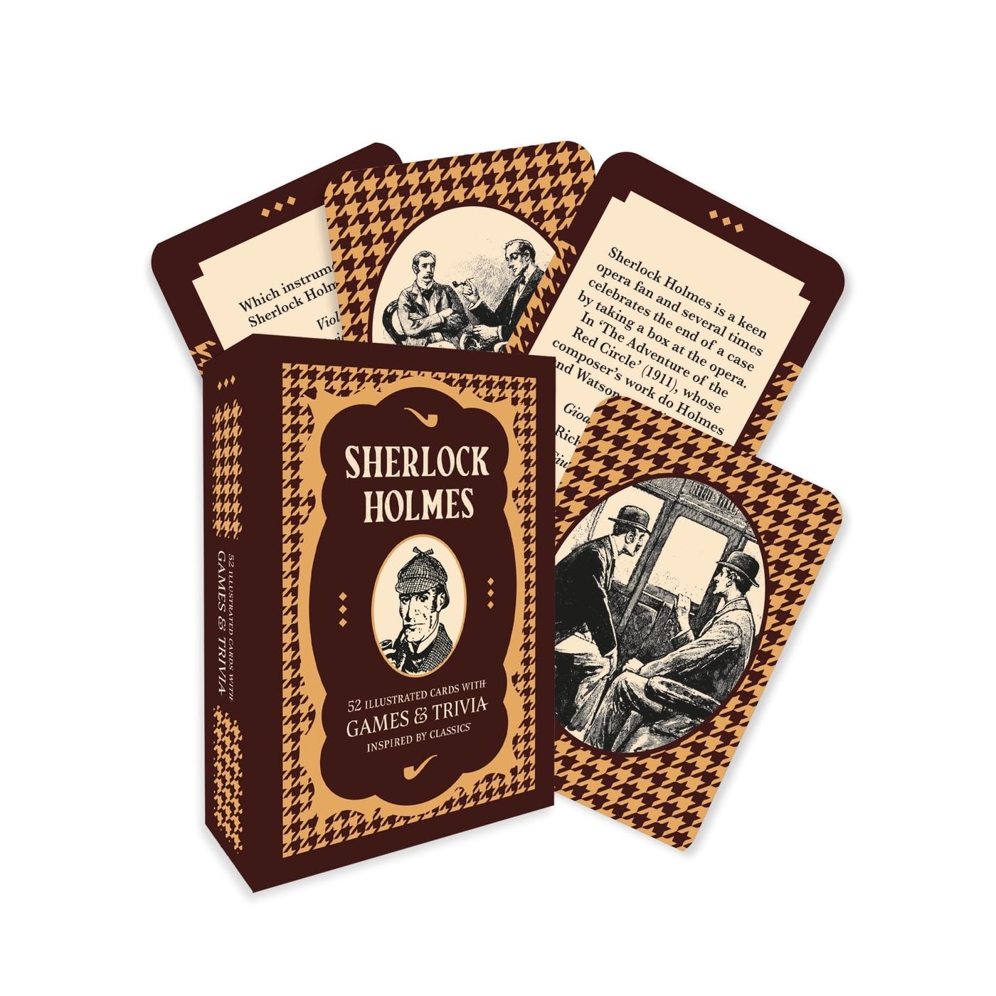 Sherlock Holmes - A Card And Trivia Game : 52 Illustrated Cards With Games And Trivia Inspired By Classics Chester Cowell - Image 2