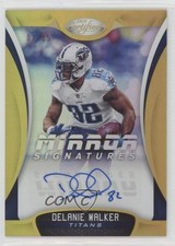2018 Certified Mirror Signatures Gold /15 Delanie Walker #MS-DK Auto 1dm4