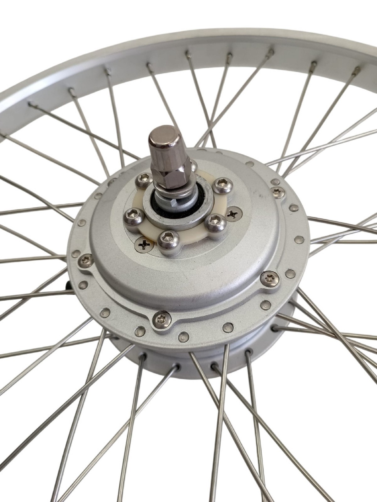 Bici elettrica Bafang FM.G35.220.D motore ruota anteriore 20 pollici 36V 220W argento foto 5