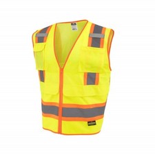 Radians SV69-2ZGM-S High Visibility/Type R Class 2 Vests Hi-Vis Green - Size S