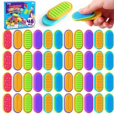 48 Pack Sensory Fidget Toys for Kids Adults, Magnetic Fidget Sliders for Auti...