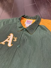 Vintage Starter Diamond Collection Oakland A's Athletics Dugout Jacket Size XXL