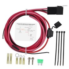 Electric Fuel Pump Relay Kit Universal Fit 12V System 80 AMP Waterproof Fuel