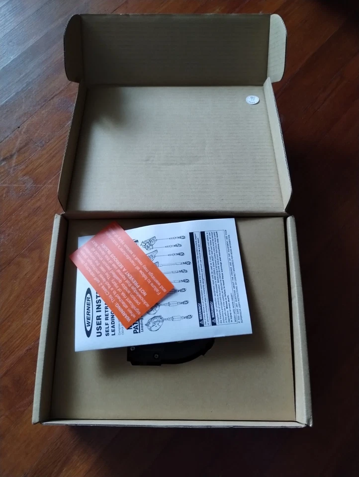 NUEVO R430006LE 6 FT BANDAM LÍNEA DE VIDA AUTORRETRÁCTIL y arnés H432104X3 nuevo en caja Foto 4 de 4