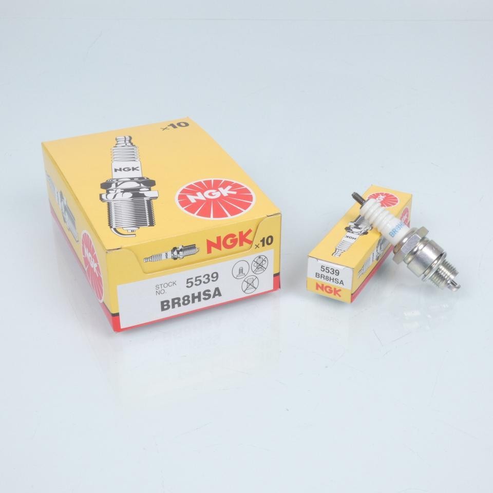 Bougie NGK BR8HSA étincelle stable pour Malaguti F12 Phantom Lc