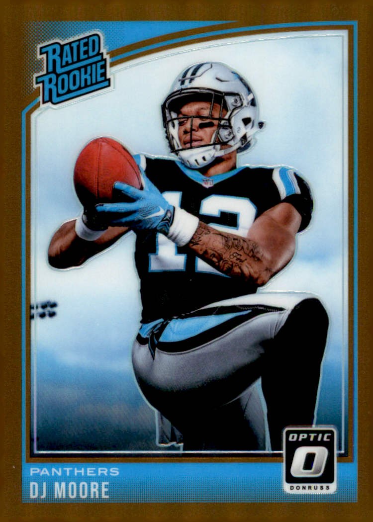 2018 Donruss Optic #166 DJ Moore Bronze