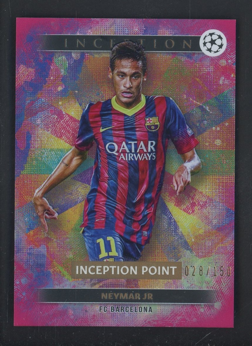 2024-25 Topps Inception UCC Soccer Inception Point Magenta Neymar Jr 28/150