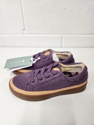 Waco Revitalign Women's Orthotic Gore Lace Teddy Sneakers, Sz 6B, Vintage Violet