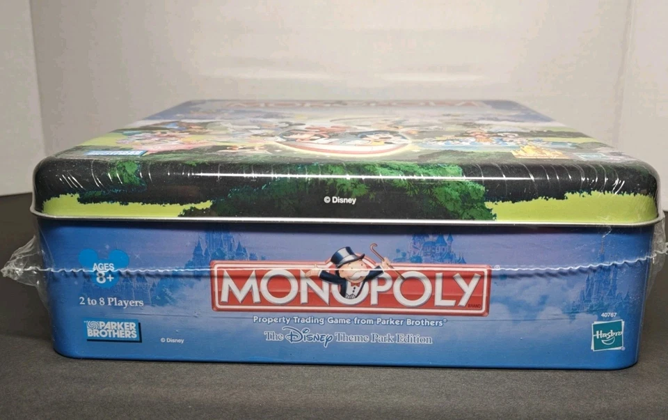 Monopoly The Disney Theme Park Edition Tin Box 2002 Juego de Mesa Nuevo Precintado Foto 3 de 3