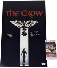 James O'Barr signed 12x18 Poster Creator The Crow JSA Authentication