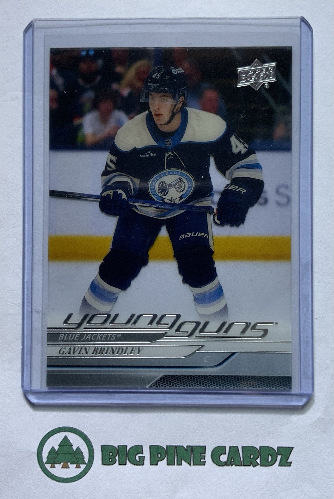 2024-25 Upper Deck Series 1 Young Guns - Gavin Brindley #207 - CLEAR CUT