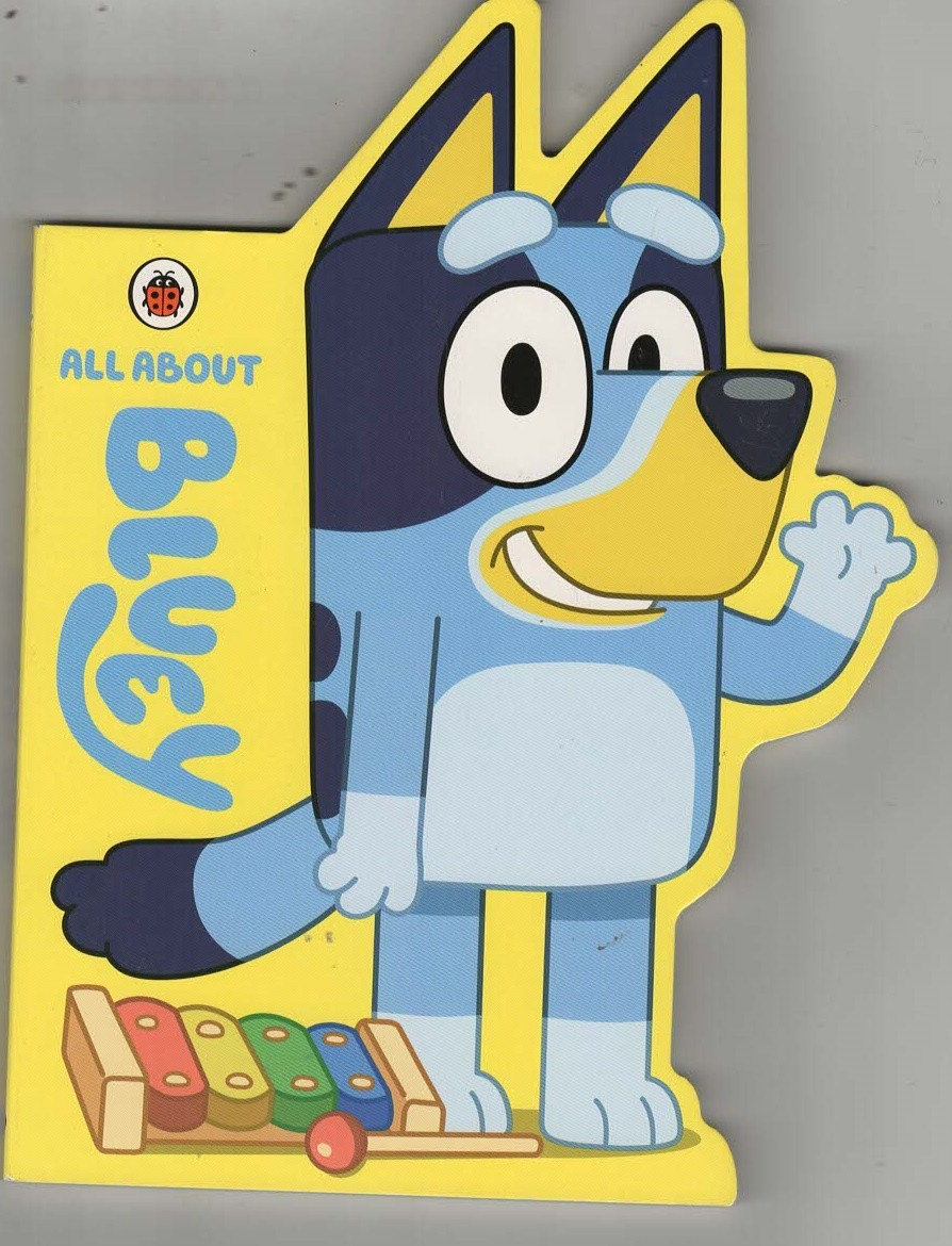 Bluey: All About Bluey: A Bluey-Shaped Board Book - Very Good - Board Book