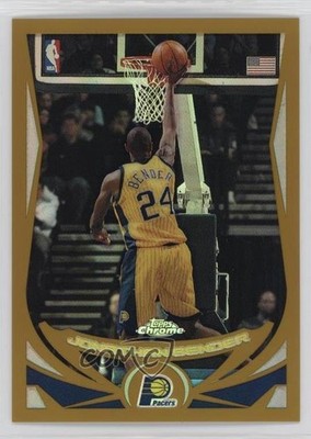 2004-05 Topps Chrome Gold Refractor 66/99 Jonathan Bender #59 0d7v