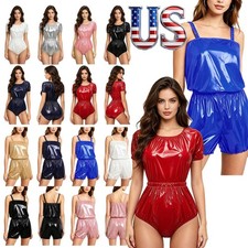 Women Incontinence Bodysuit Bib Jumpsuit Coveralls Special Needs Clothing Romper