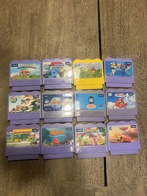 VTech V.Smile Lot 12 Game Cartridges Toy Story 2 Thomas Cars Nemo 2005