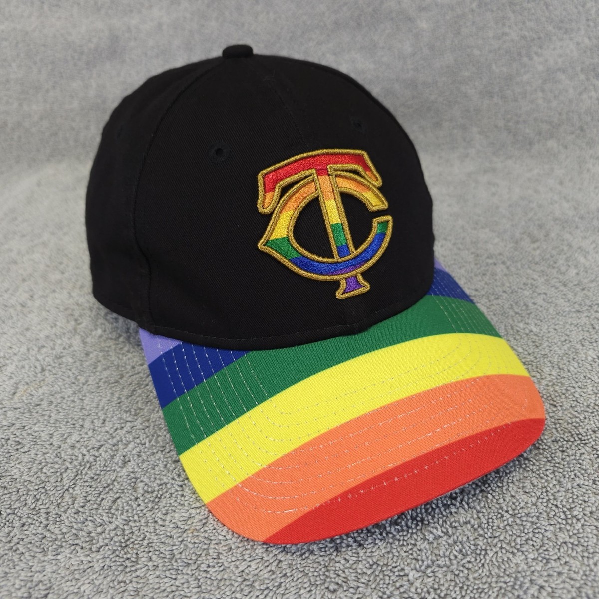 MN Twins Rainbow Hat Pride Baseball Cap OSFM New Era Minnesota MLB