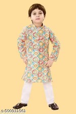 BOYS TRADITIONAL WEAR DESIGNER KURTA SET FOR DIWALI FESTIVAL AND ANY FESTIVAL