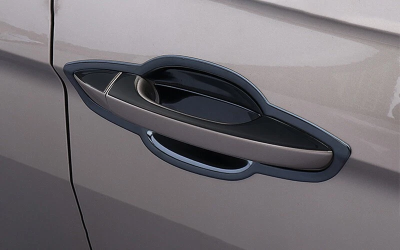 Door Bowl Cup Handle Cover Trim Fit For Volkswagen Tiguan 2017-2021 Black Steel - Изображение 4 из 4