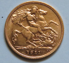 Australia.  1911 Sydney -  Half Sovereign..  Much Lustre - VF/gVF
