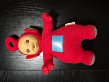 VTG Red Teletubbies Po Talking Plush Toy Stuffed Sounds 1998 Playskool WORKS