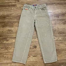Vintage Empyre Corduroy Youth Street Wear Pants Size 25 W/ Adjustable Straps