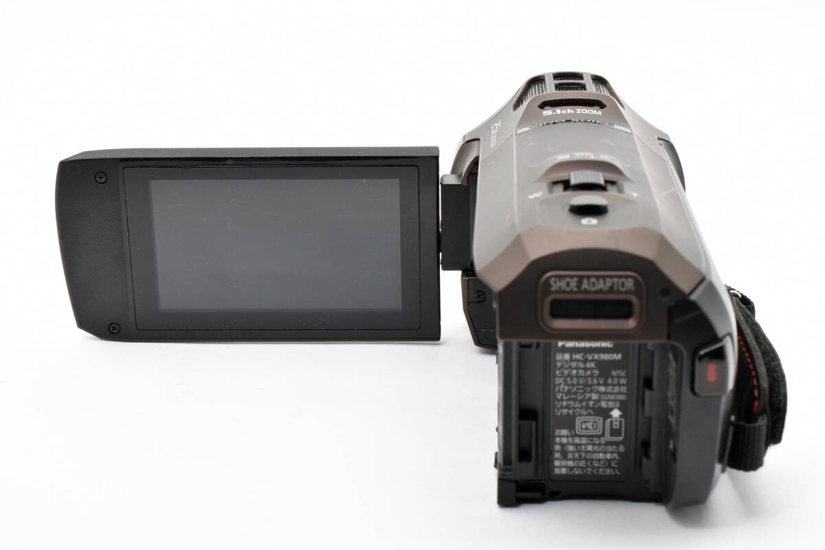 Panasonic HC-VX980M 4K Camcorder Leica Dicomar Brown 25x Zoom