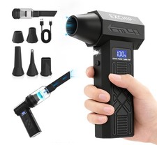 2-in-1 Compressed Air Duster  Vacuum   150000RPM Electric Air Duster Recharg...