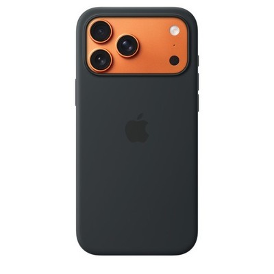 Offizielle Apple iPhone 17 Pro Max Hülle Silikon Magsafe Schwarz MGFR4ZM/A UVP 49£