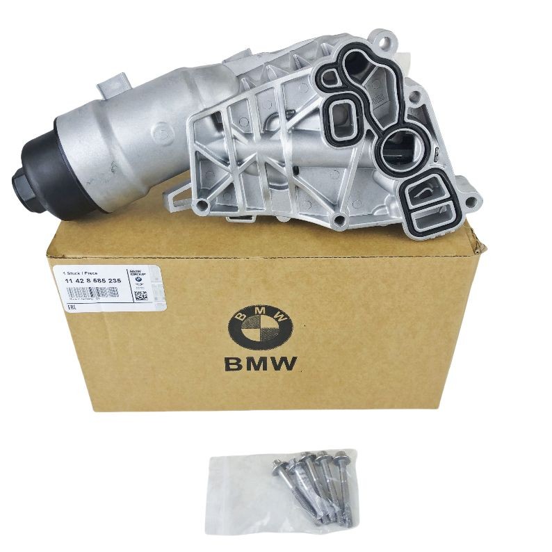 11428585235 Aluminum Oil Cooler Filter Housing For Mini Cooper BMW i8 X1 X2
