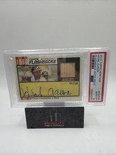 Hank Aaron 2015 Topps Heritage Flashbacks GU Patch Auto 01/25