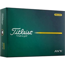 Titleist 2026 AVX Golf Balls 12-Pack - Yellow