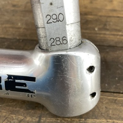 Vintage KORE 3D Forged Bike Stem 25.4mm Clamp 28.6mm 3 Bolt 90s