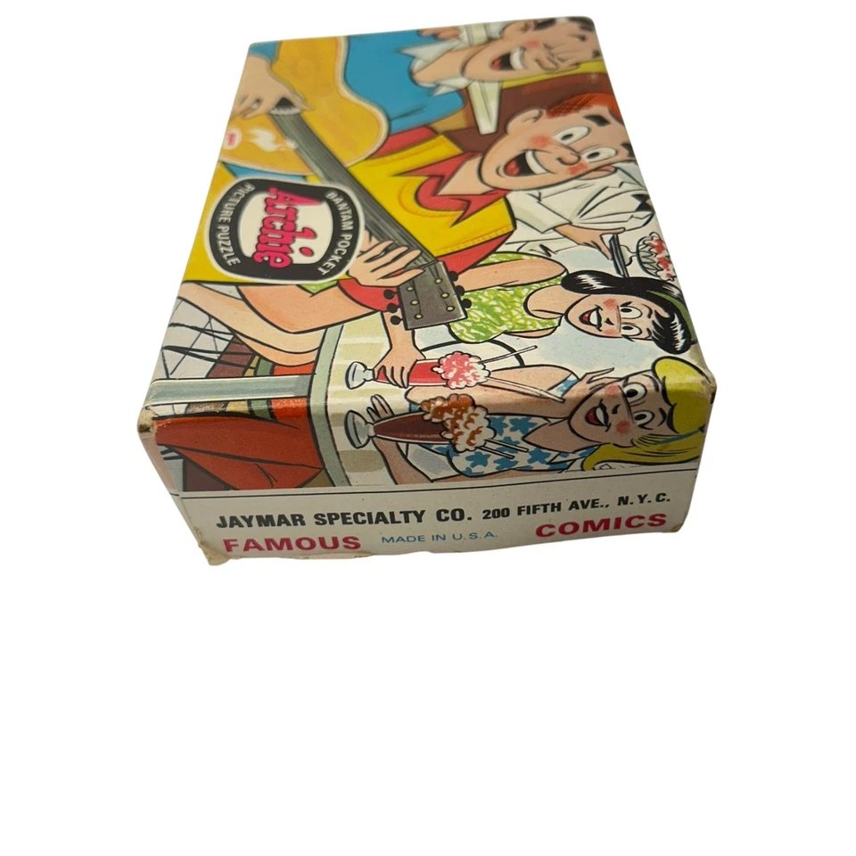 Bantam Pocket Archie Triple-Thick Interlocking Picture Puzzle Game Size 5 1/8x7" - Image 3 of 4