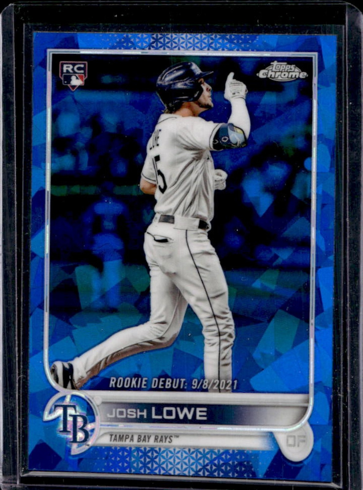 2022 Topps Chrome Update Sapphire Josh Lowe RC Rookie #US255 Rays