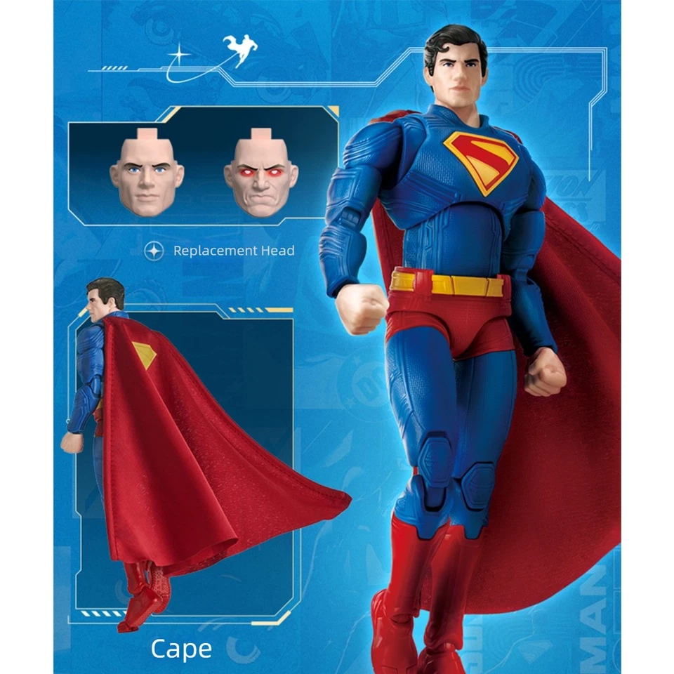 HIPLAY Blokees Champion Class DC Heros Superman Assembly Model Kit - Image 4 of 4