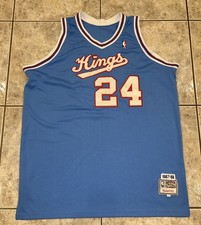 Mens 56 Reggie Theus 24 Sacramento Kings Mitchell & Ness Hardwood Classic Jersey