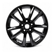 One 18 Inch Black Alloy Wheel For 2002-2006 Acura Rsx 5x114.3 18x7.5 45et Blgg