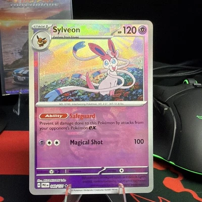 SYLVEON Pokémon TCG Holo (MASTER BALL) #040/131 Prismatic Evolutions EN NM