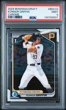 2024 BOWMAN DRAFT CHROME #BDC22 KONNOR GRIFFIN PSA 9