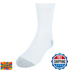 Hanes Boys EZ-Sort Crew Socks 11-Pk Small 5-6.5 White   EZ Match, Durable